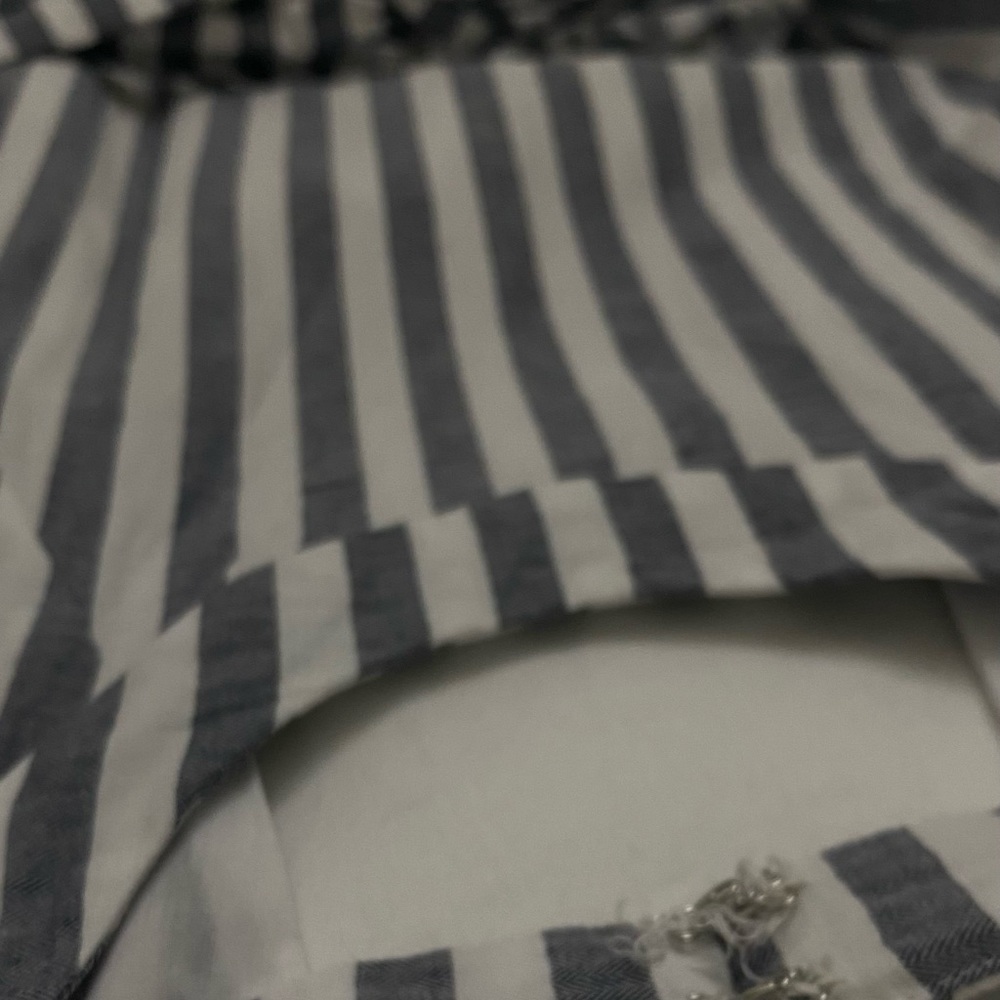 Stripped long summer dress